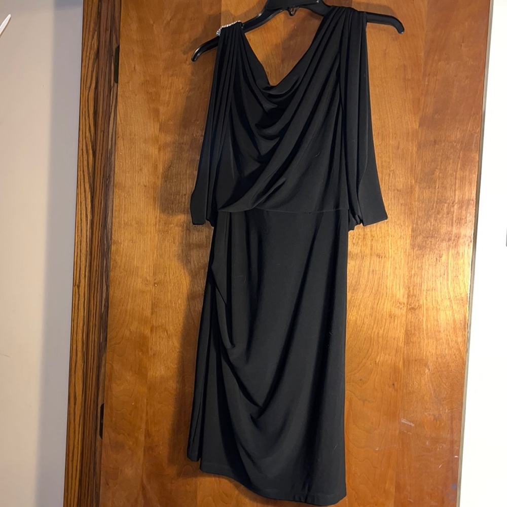 Black cocktail dress